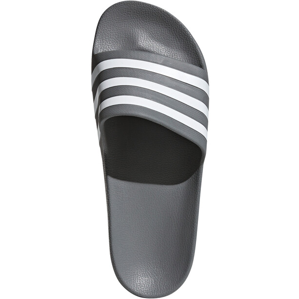 adidas Adilette Aqua klapki Mężczyźni, szary/biały