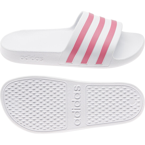 adidas Adilette Aqua Slipper Damen weiß/pink