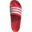 adidas Adilette Shower Claquettes Homme, rouge/blanc