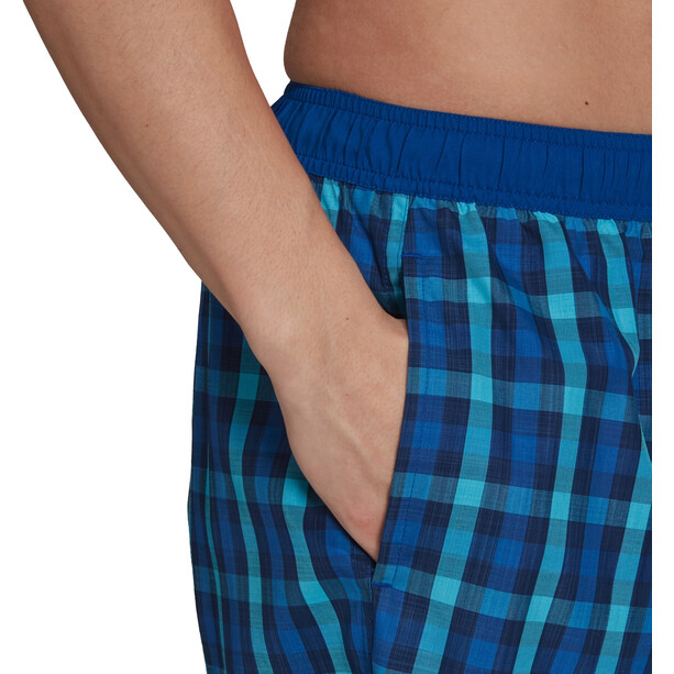 adidas Check Classics CL Shorts Homme, bleu/turquoise
