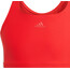 adidas Fit 3S Bikini Dziewczynki, czerwony