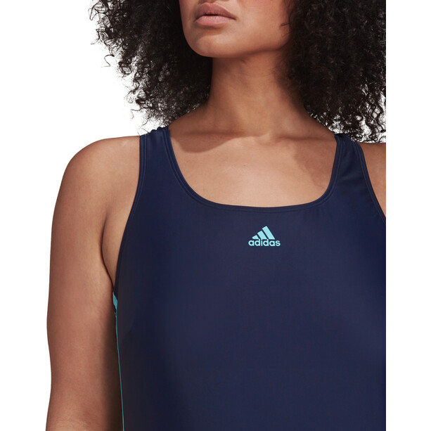 adidas Fit 3S Swimsuit Women team navy blue/pulse aqua