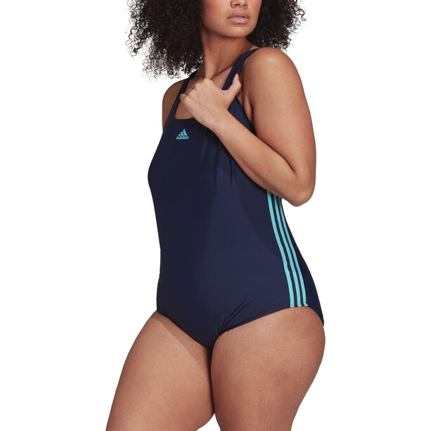 adidas Fit 3S Swimsuit Women team navy blue/pulse aqua