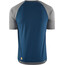 Zimtstern PureFlowz Camisa Manga Corta Hombre, azul/gris