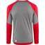 Zimtstern PureFlowz Camicia a maniche lunghe Uomo, grigio/rosso