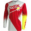 O'Neal Element Koszulka rowerowa z zamkiem błyskawicznym Mężczyźni, biały/czerwony