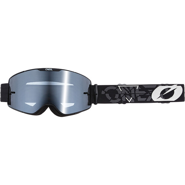 O'Neal B-20 Goggles strain-black/white/silver mirror