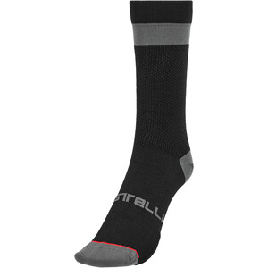 Castelli Alpha 18 Socken schwarz/grau schwarz/grau