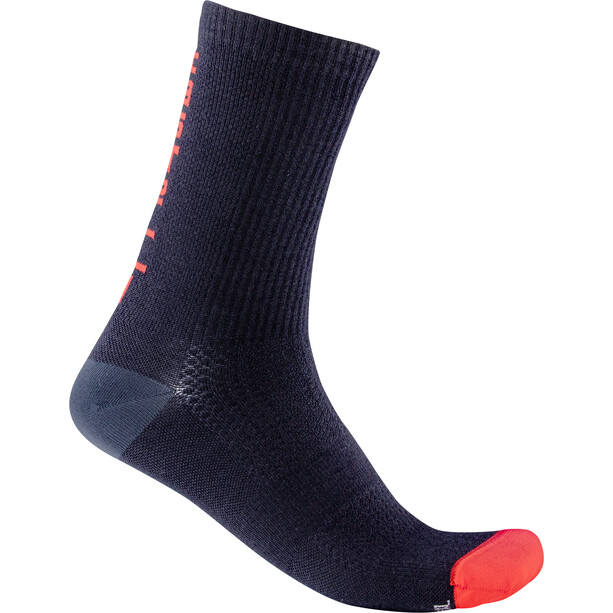 Castelli Bandito Wool 18 Socken blau