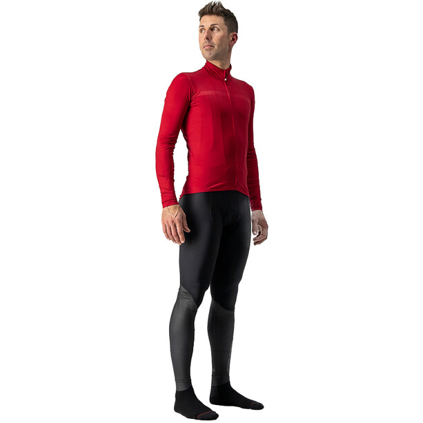 Castelli Pro Thermal Mid Maillot manches longues Homme, rouge