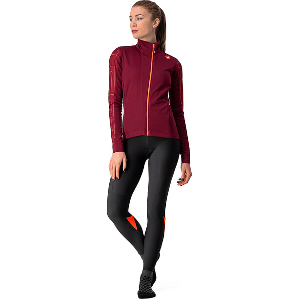 Castelli Transition Giacca Donna, rosso