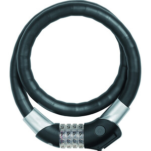 ABUS Steel-O-Flex Raydo Pro 1460/85 Candado de cable TexKF, negro negro