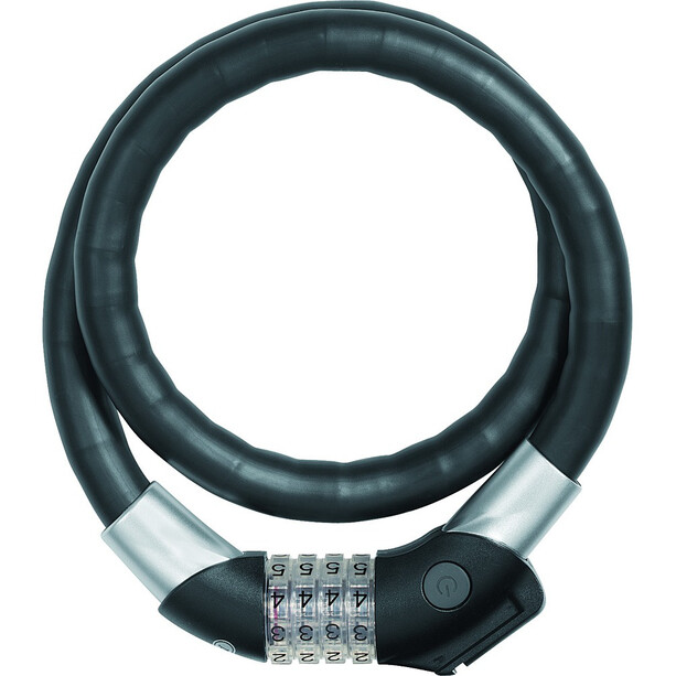 ABUS Steel-O-Flex Raydo Pro 1460/85 Candado de cable TexKF, negro