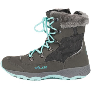 TROLLKIDS Hemsedal Winter Boots Girls steel grey/mint steel grey/mint