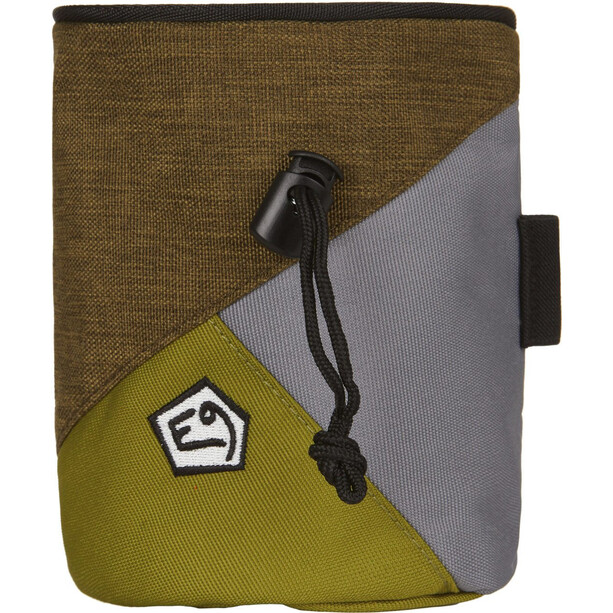 E9 Zucca Kridt taske, grøn/grå