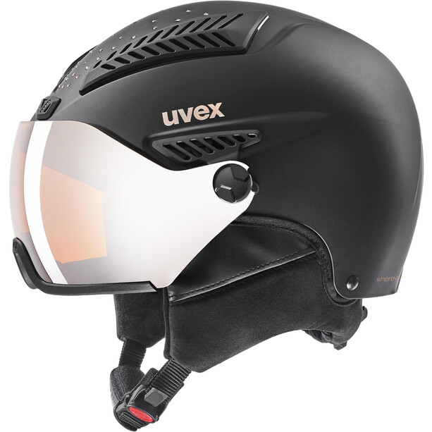 UVEX hlmt 600 Visor Helmet Women, negro