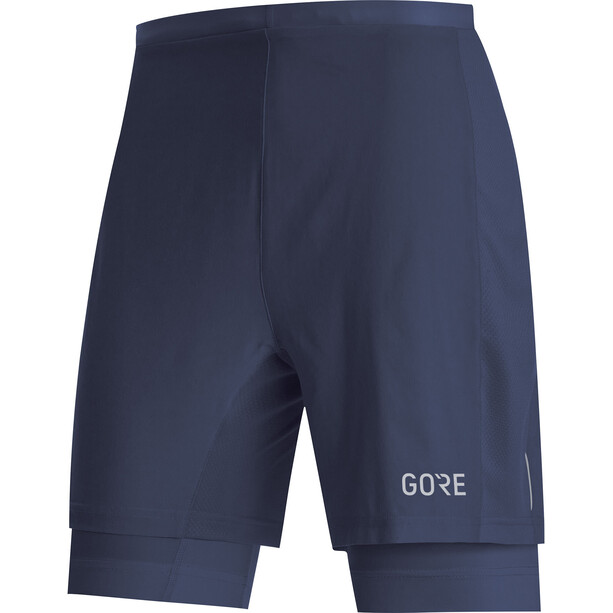 GOREWEAR R5 2-in-1 Shorts Heren, blauw
