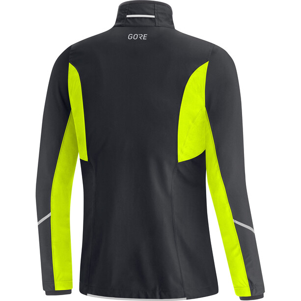 GOREWEAR R3 Gore-Tex Infinium Partial Jacket Women black/neon yellow