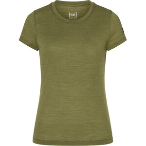 super.natural Essential T-shirt Femme, vert vert