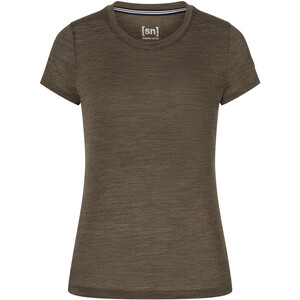 super.natural Essential T-shirt Femme, marron marron
