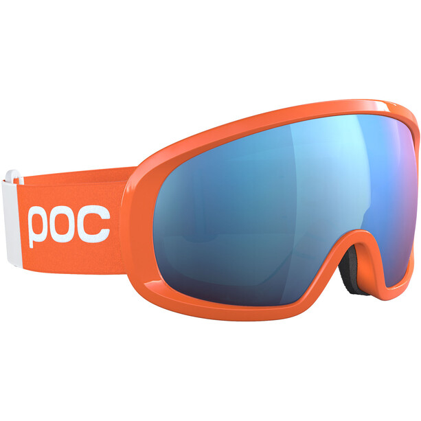 POC Fovea Mid Clarity Comp + Schutzbrille orange/blau