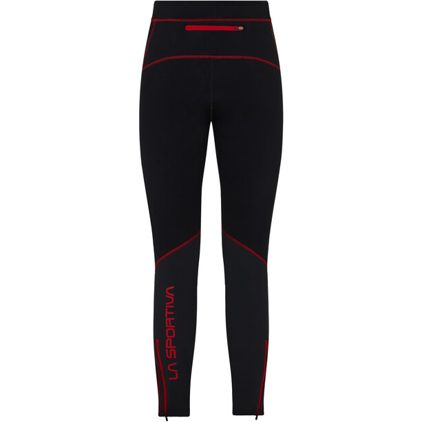 La Sportiva Instant Pantalones Hombre, negro/rojo