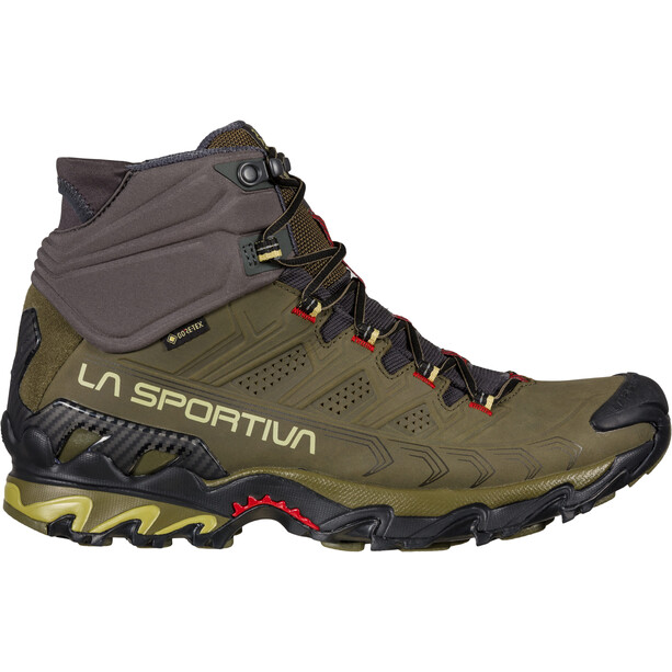 La Sportiva Ultra Raptor II Mid Leather GTX Chaussures Homme, olive/gris