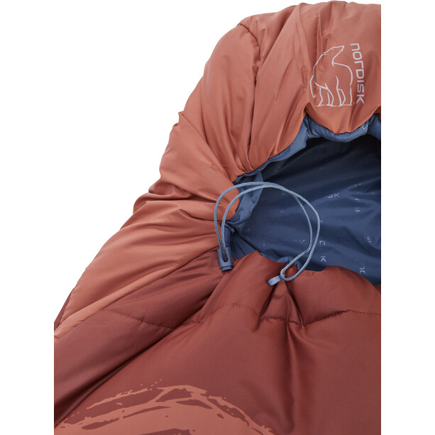 Nordisk Puk Scout Bolsa de dormir 130-150 cm Niños, rojo