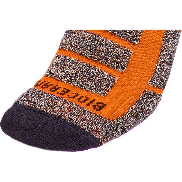 Northwave Husky Ceramic High-Cut Socken Herren orange/grau