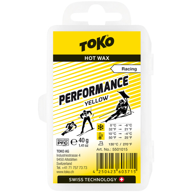 Toko Performance Cera calda 40g, rosso