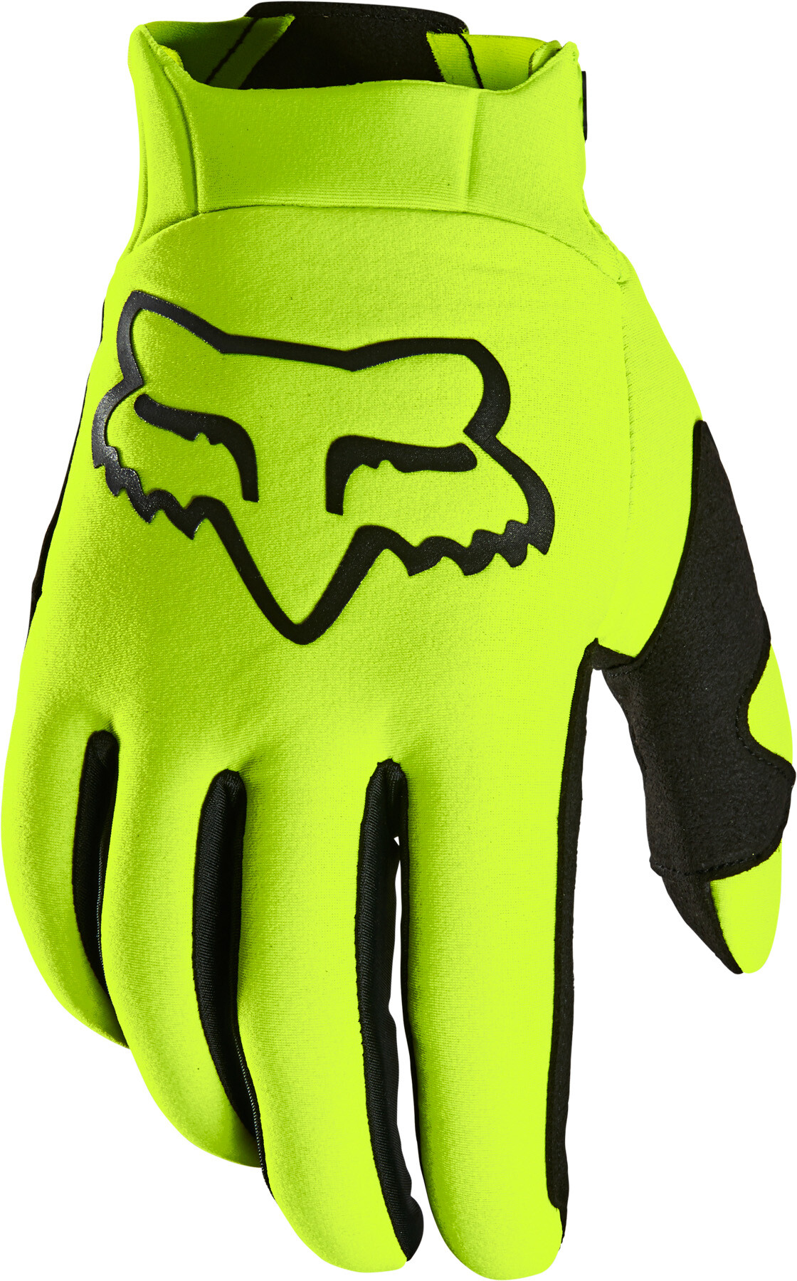 Schwarz mit Neon-Reflektoren  Thermo / NEU Handschuhe Gr L Fahrrad 9-9,5 
