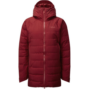Rab Valiance Parka Donna, rosso rosso