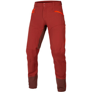 Endura SingleTrack II Pantaloni Uomo, rosso rosso