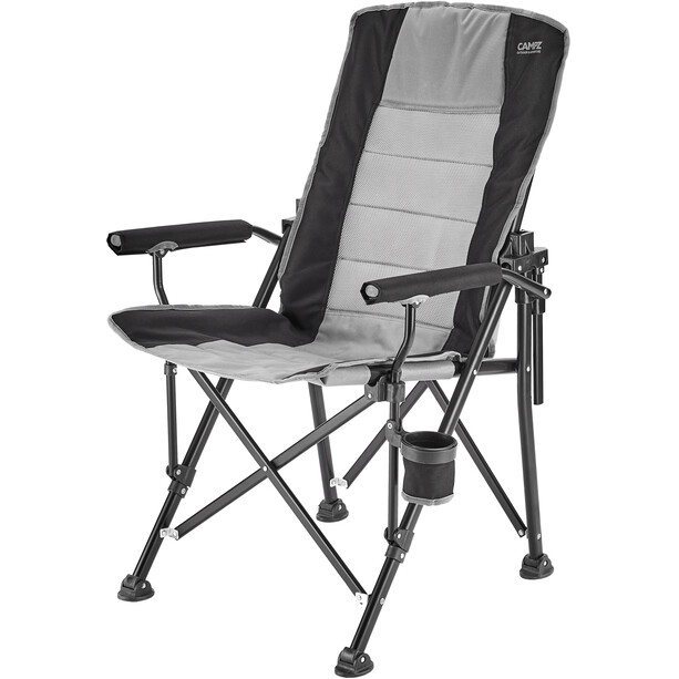 CAMPZ Reclining Folding Chair, szary/czarny