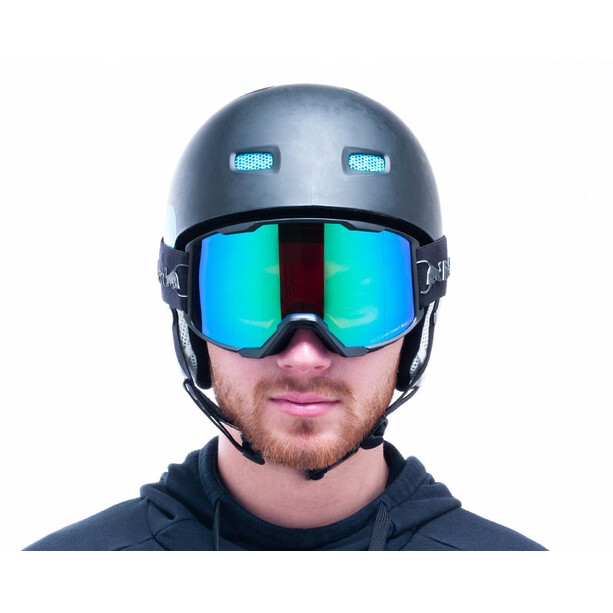 Red Bull SPECT Solo Schutzbrille schwarz/grün