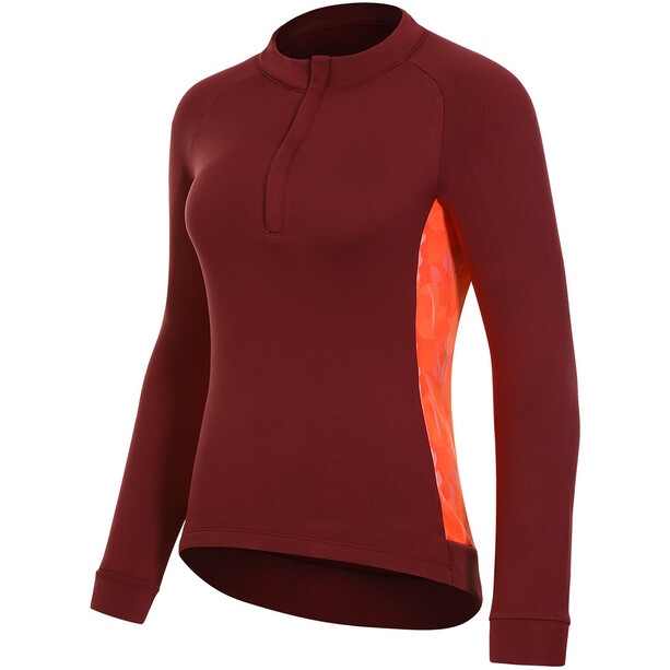 Protective P-Sweet Leafs Longsleeve Jersey Dames, rood