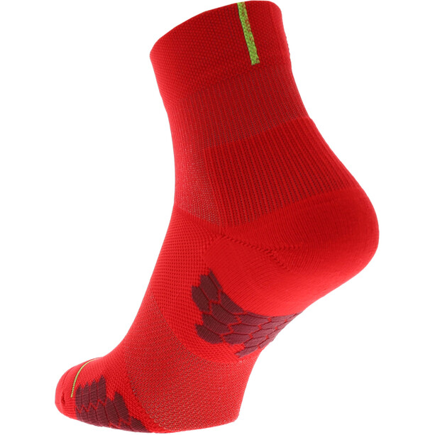 inov-8 TrailFly Mid-Cut Socken Herren blau/rot
