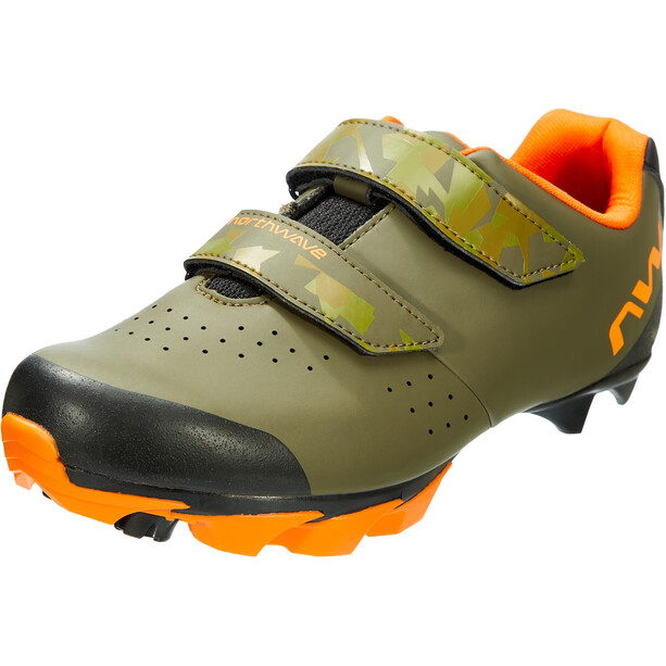 Northwave Origin Junior MTB Schuhe Kinder grün/orange