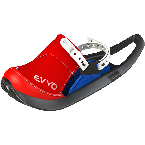 EVVO Pro Chaussures de neige avec pointes, rouge/gris