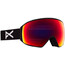 Anon M4 Toric Schutzbrille inkl. Zusatzbrillenglas + MFI Sturmmaske Herren schwarz/rot