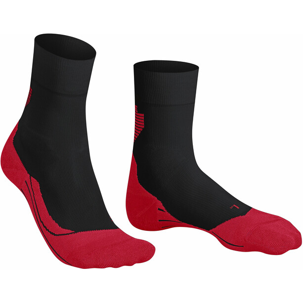 Falke Stabilizing Cool Socken Damen schwarz/rot