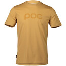 POC Logo T-shirt Heren, bruin