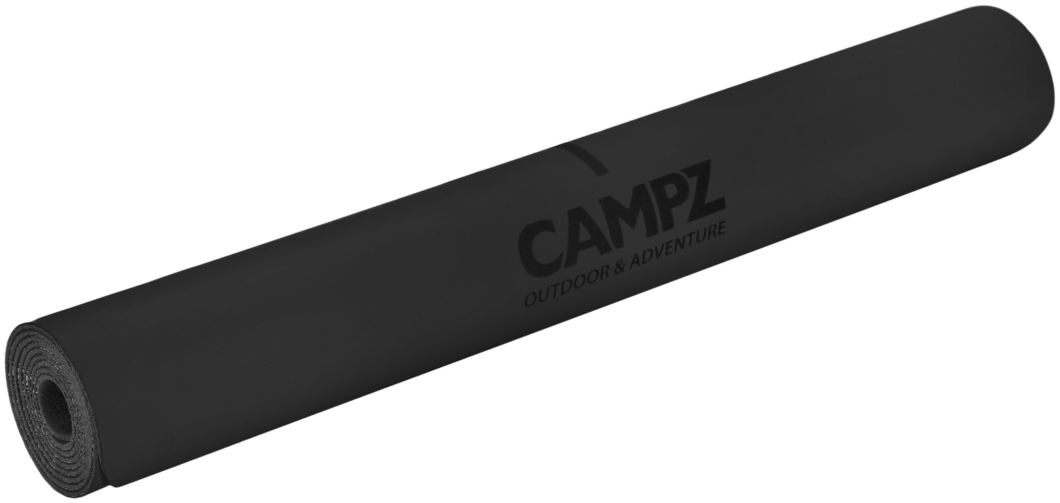 CAMPZ Light Comfort PU Position Line Yoga Matte M schwarz