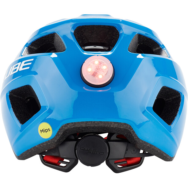 Cube Linok Teamline Helmet Kids glossy blue/red