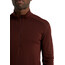 Icebreaker 260 Tech Koszulka z długim rękawem i zamkiem błyskawicznym Mężczyźni, brązowy