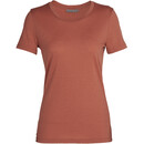 Icebreaker Tech Lite II Camiseta SS Mujer, marrón