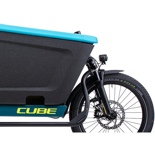 Cube Cargo Dual Hybrid 1000 27.5" blue'n'lime