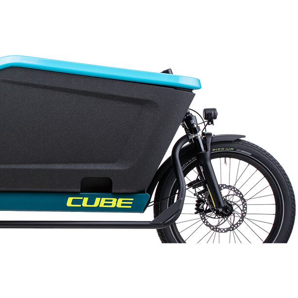 Cube Cargo Sport Hybrid 500 27.5" blue'n'lime