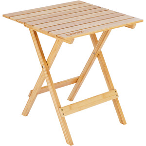 CAMPZ Table pliante en bambou 51x49,7x57,7cm, marron marron