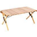 CAMPZ Udrulningsbord i bøgetræ 100x60x45cm, brun